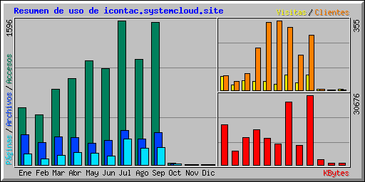 Resumen de uso de icontac.systemcloud.site