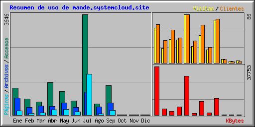 Resumen de uso de mande.systemcloud.site